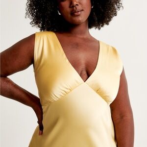 Plunge cowl back maxi dress